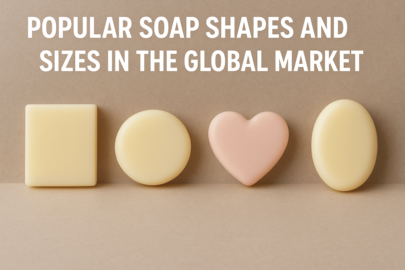 Popular Soap Shapes and Sizes in the Global Market