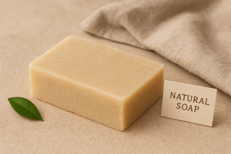 Natural soap for sensitive skin