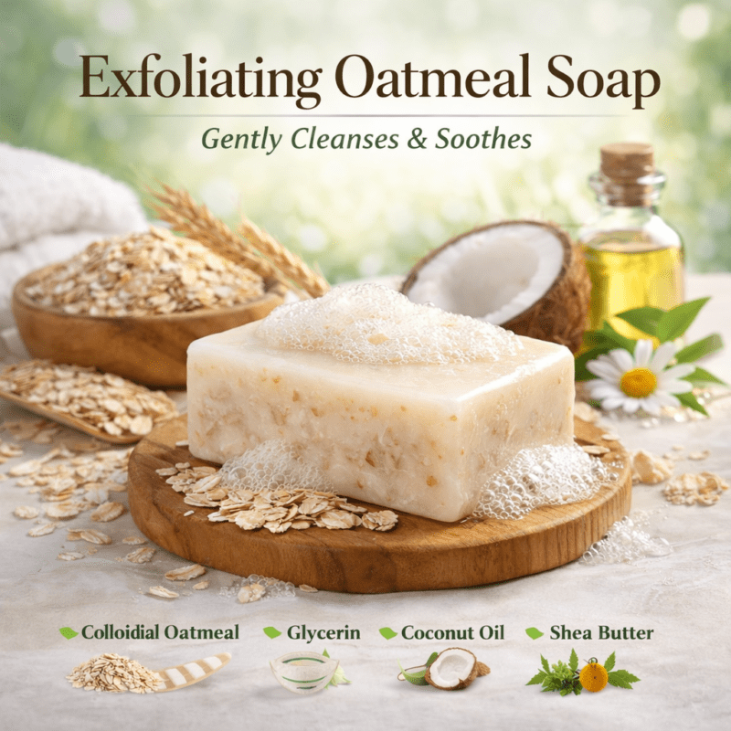Exfoliating Oatmeal Soap
