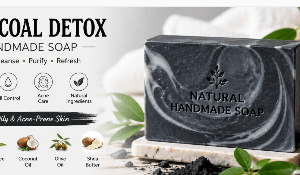 Charcoal Detox Handmade Soap
